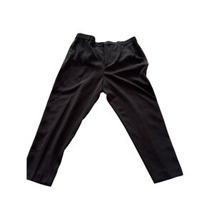 Zara Woman Black Tapered Ankle Pants Elastic Waist Size M (US 8)